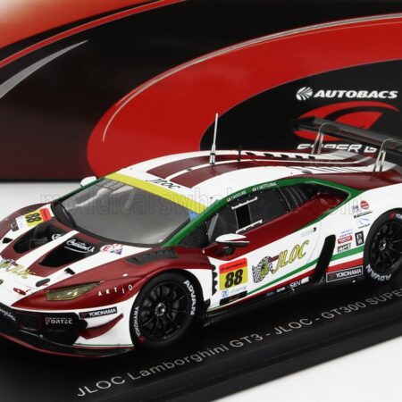 SPARK-MODEL 1/43 LAMBORGHINI | HURACAN GT3 EVO TEAM JLOC N 88 GT300 CLASS SUPER GT 2023 T.KOGURE - Y.MOTOJIMA | RED WHITE