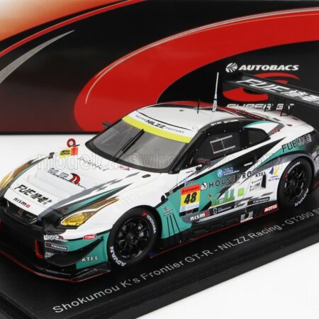 SPARK-MODEL 1/43 NISSAN | GT-R TEAM NILZZ RACING N 48 GT300 CLASS SUPER GT 2023 T.IDA - Y.TANAKA - T.SANADA | WHITE GREEN