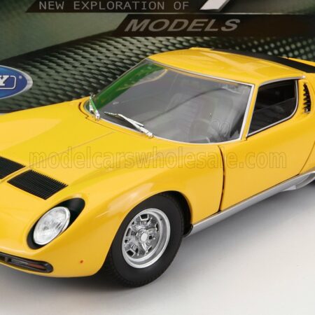 WELLY 1/18 LAMBORGHINI | MIURA SV 1971 | YELLOW