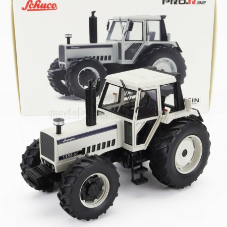 SCHUCO 1/32 LAMBORGHINI | 1356DT TRACTOR 1987 | WHITE BLACK