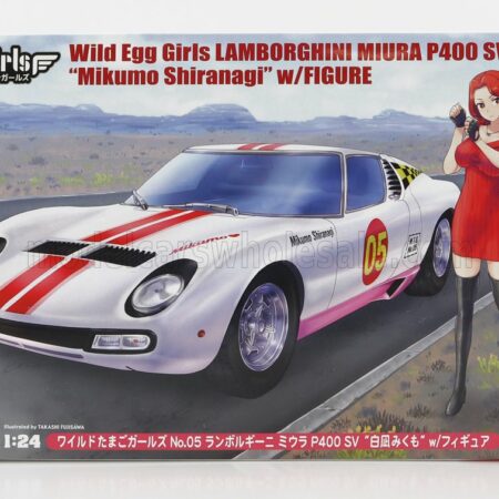 HASEGAWA 1/24 LAMBORGHINI | MIURA P400 SV WITH EGG GIRL MIKUMO IRANAGI 1972 | /