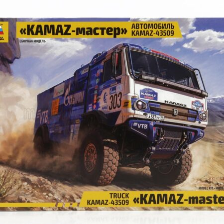 ZVEZDA 1/43 KAMAZ | 43509 TRUCK N 303 RALLY SILK ROAD 2022 ANDREY KARGINOV - ANDREY MOKEEV | /