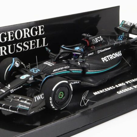 MINICHAMPS 1/43 MERCEDES GP | F1 W14 TEAM MERCEDES-AMG PETRONAS FORMULA ONE N 63 AUSTRALIAN GP 2023 GEORGE RUSSEL | MATT BLACK