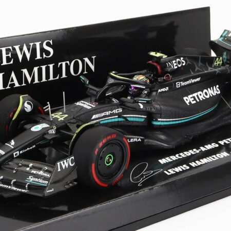 MINICHAMPS 1/43 MERCEDES GP | F1 W14 TEAM MERCEDES-AMG PETRONAS FORMULA ONE N 44 2nd AUSTRALIAN GP 2023 LEWIS HAMILTON | MATT BLACK