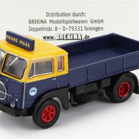 BREKINA PLAST 1/87 FIAT | 642 TRUCK PIANALE FRANS MAAS 1962 | BLUE YELLOW