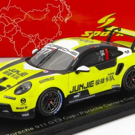 SPARK-MODEL 1/43 PORSCHE | 911 991-2 GT3 TEAM JUNGIG N 777 CHAMPION ASIA PORSCHE CARRERA CUP SEASON 2022 L.YE | YELLOW BLACK