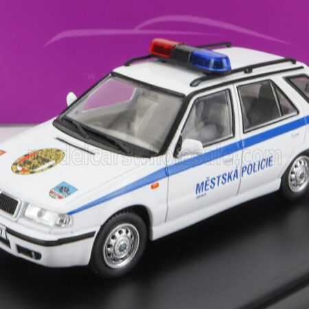 ABREX 1/43 SKODA | FELICIA FL COMBI SW STATION WAGON POLICIE 1998 | WHITE