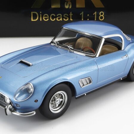 KK-SCALE 1/18 FERRARI | 250GT CALIFORNIA SPIDER WITH HARD-TOP 1960 | LIGHT BLUE MET