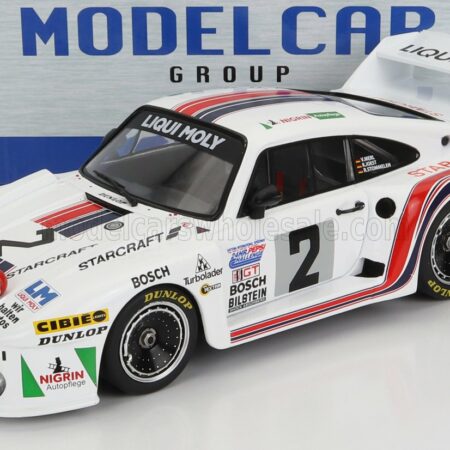 MCG 1/18 PORSCHE | 935J TEAM LIQUI MOLY N 2 WINNER 24h DAYTONA 1980 V.MERL - R.JOEST - R.STOMMELEN | WHITE