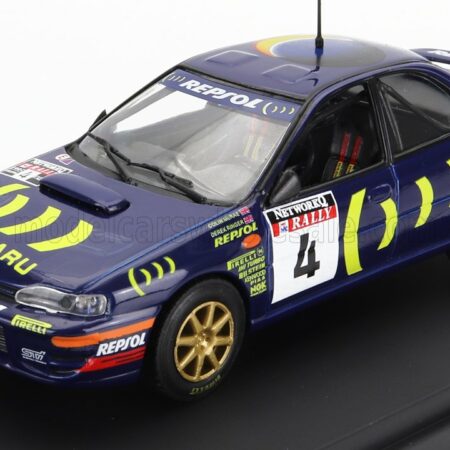 EDICOLA 1/43 SUBARU | IMPREZA 555 N 4 WINNER RALLY RAC LOMBARD 1995 C.McRAE - D.RINGER | BLUE