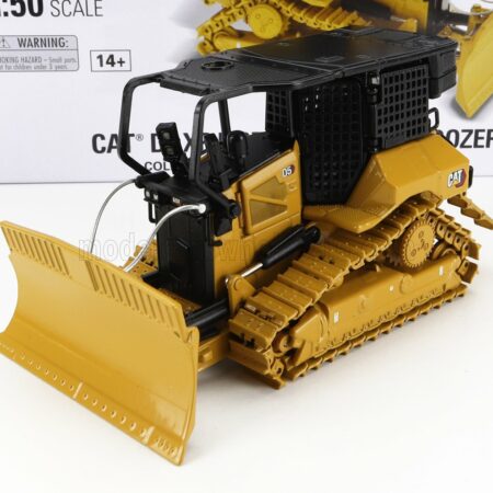 DM-MODELS 1/50 CATERPILLAR | CATD5XR RUSPA CINGOLATA - FIRE SUPPRESSION DOZER | YELLOW BLACK