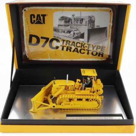 DM-MODELS 1/50 CATERPILLAR | CATD7C RUSPA CINGOLATA - SCRAPER TRACK TYPE TRACTOR | YELLOW BLACK