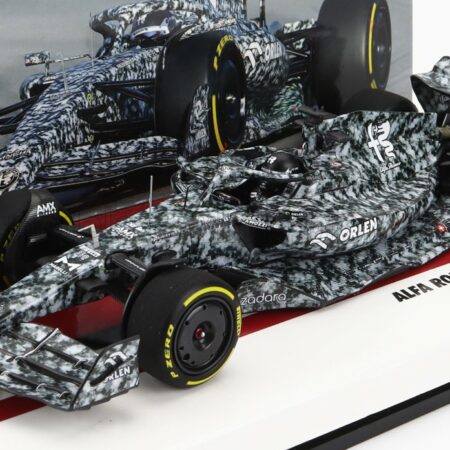 MINICHAMPS 1/43 ALFA ROMEO | F1  C42 TEAM ORLEN RACING N 77 TEST BARCELONA 2022 VALTTERI BOTTAS | CAMOUFLAGE