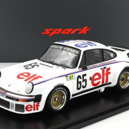 SPARK-MODEL 1/18 PORSCHE | 911 934 TEAM PORSCHE KREMER RACING N 65 24h LE MANS 1976 M.C.CHARMASSON - D.PIRONI - B.WOLLEK | WHITE