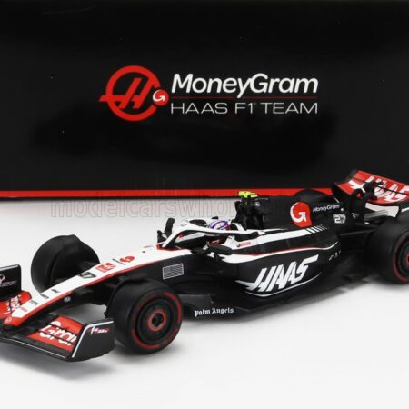 SPARK-MODEL 1/64 HAAS | F1  FW23 TEAM MONEYGRAM HAAS N 27 SEASON 2023 NICO HULKENBERG | WHITE BLACK RED