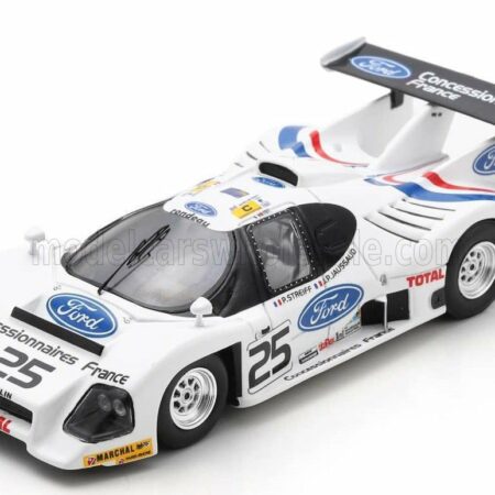 SPARK-MODEL 1/43 RONDEAU | M482 3.3L V8 TEAM FORD CONCESSIONAIRES FRANCE N 25 24h LE MANS 1983 J.P.JAUSSAUD - P.STREIFF | WHITE