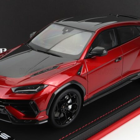 MR-MODELS 1/18 LAMBORGHINI | URUS PERFORMANTE 2022 - CON VETRINA - WITH SHOWCASE | ROSSO EFESTO - RED MET CARBON