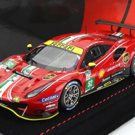 BBR-MODELS 1/43 FERRARI | 488 GTE 3.9L TURBO V8 TEAM AF CORSE N 52 LMGTE PRO CLASS 24h LE MANS 2021 S.BIRD - M.MOLINA - D.SERRA | RED