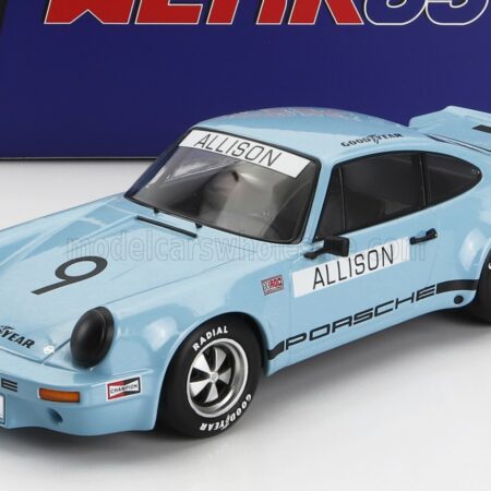 WERK83 1/18 PORSCHE | 911 CARRERA 3.0 RSR N 9 IROC RIVERSIDE 1974 BOBBY ALLISON | LIGHT BLUE