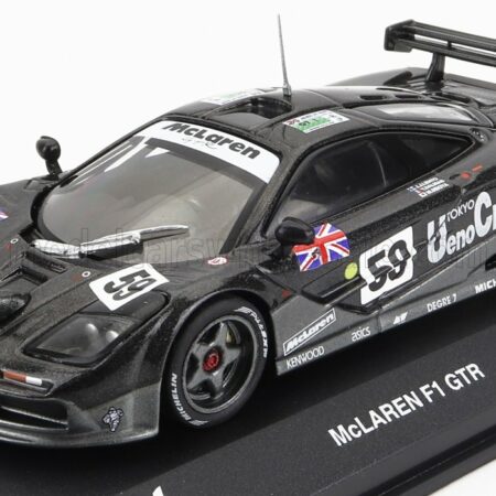 EDICOLA 1/43 McLAREN | F-1 GTR BMW V12 TEAM KOKUSAI KAIHATSU RACING N 59 WINNER 24h LE MANS 1995 Y.DALMAS - M.SEKIYA - J.J.LEHTO | DARK GREY MET