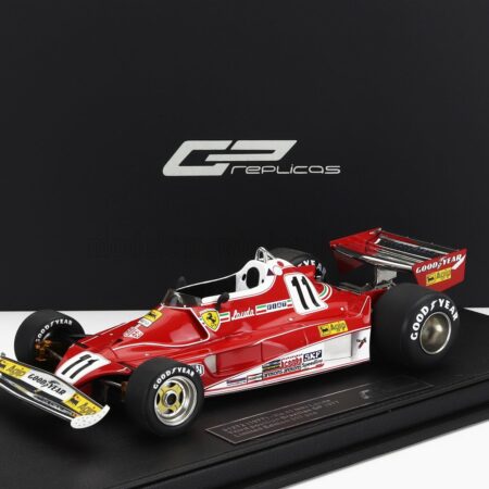 GP-REPLICAS 1/18 FERRARI | F1  312T2B TEAM SCUDERIA FERRARI SPA SEFAC N 11 WORLD CHAMPION 3rd BRAZILIAN GP 1977 NIKI LAUDA | RED WHITE