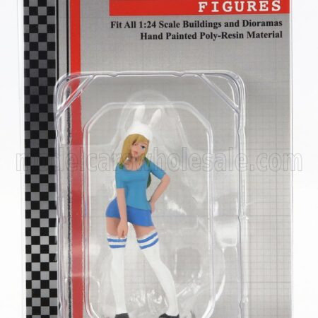 AMERICAN DIORAMA 1/24 FIGURES | COSPLAY GIRL 3 | 2 TONE BLUE