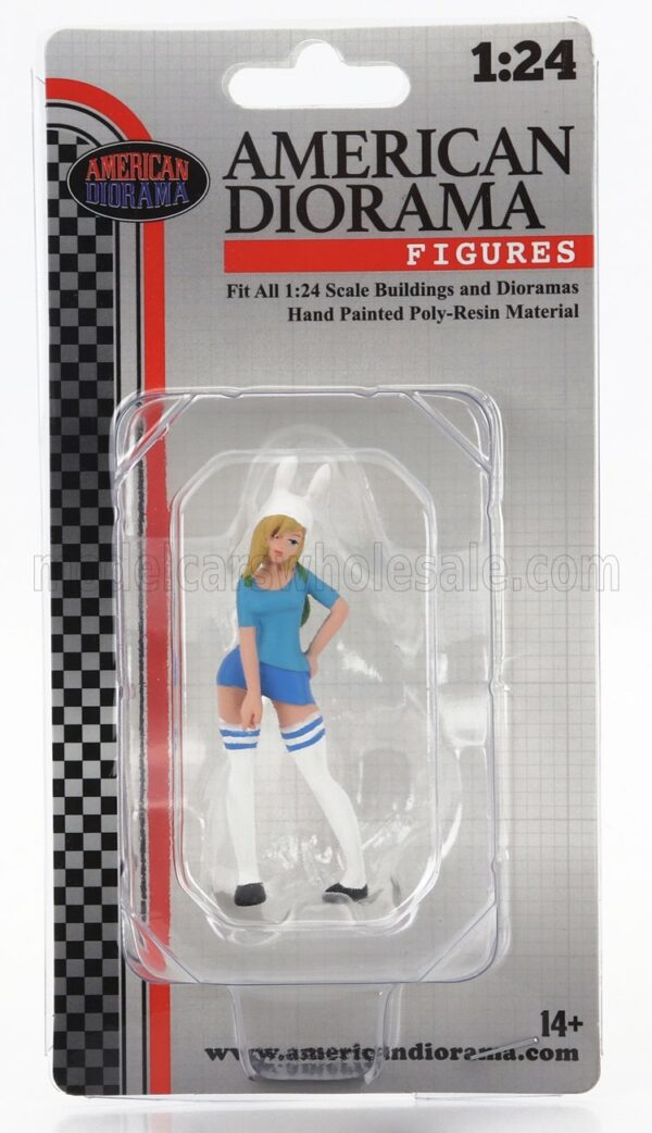 AMERICAN DIORAMA 1/24 FIGURES | COSPLAY GIRL 3 | 2 TONE BLUE