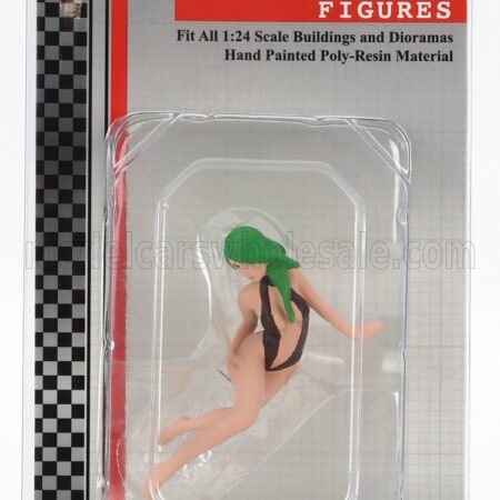 AMERICAN DIORAMA 1/24 FIGURES | COSPLAY GIRL 1 | BEIGE BROWN GREEN