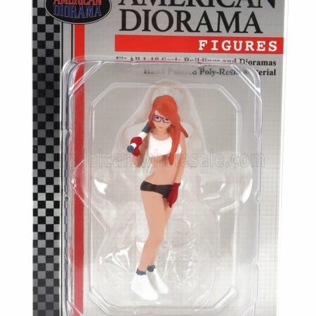 AMERICAN DIORAMA 1/18 FIGURES | COSPLAY GIRL 6 | BEIGE WHITE ORANGE