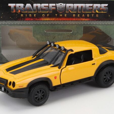 JADA 1/32 CHEVROLET | CAMARO COUPE 1977 - BUMBLEBEE TRANSFORMERS V L'ULTIMO CAVALIERE | YELLOW BLACK