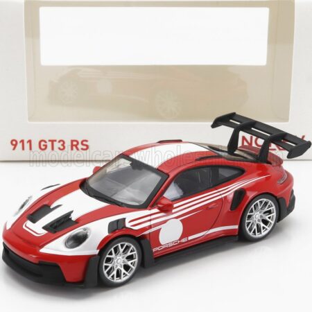 NOREV 1/43 PORSCHE | 911 992 GT3 RS COUPE SALZBURG LIVERY 2022 | RED WHITE