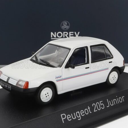 NOREV 1/43 PEUGEOT | 205 JUNIOR 1988 | WHITE