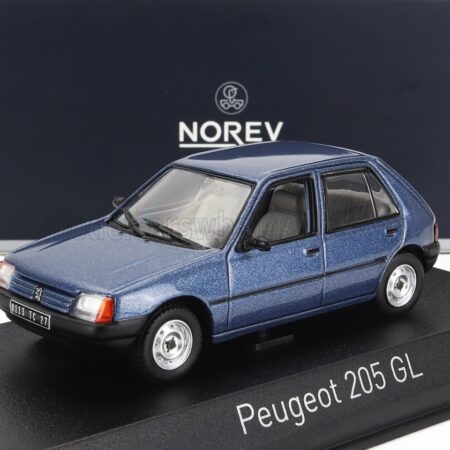 NOREV 1/43 PEUGEOT | 205 GL 1988 | MING BLUE