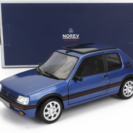 NOREV 1/18 PEUGEOT | 205 1.9 GTi PTS RIMS 1992 | MIAMI BLUE