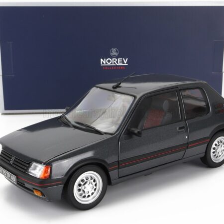 NOREV 1/18 PEUGEOT | 205 1.6 GTI 1988 | GRAPHITE GREY