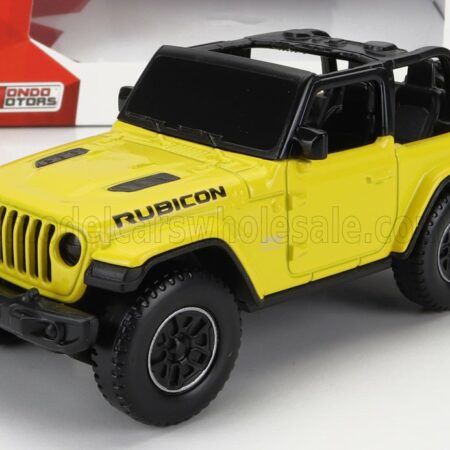 MONDOMOTORS 1/43 JEEP | WRANGLER RUBICON OPEN 2012 | YELLOW BLACK