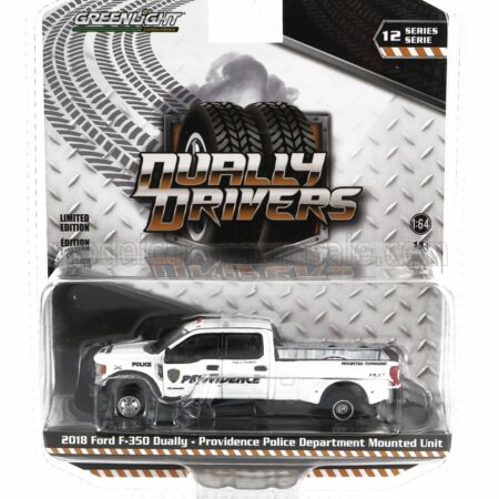 GREENLIGHT 1/64 CHEVROLET | F-350 PICK-UP PROVIDENCE POLICE 2018 | WHITE