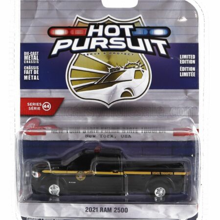 GREENLIGHT 1/64 DODGE | RAM 2500 PICK-UP NEW YORK POLICE 2021 | BLACK YELLOW