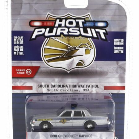 GREENLIGHT 1/64 CHEVROLET | CAPRICE SOUTH CAROLINA POLICE 1990 | SILVER