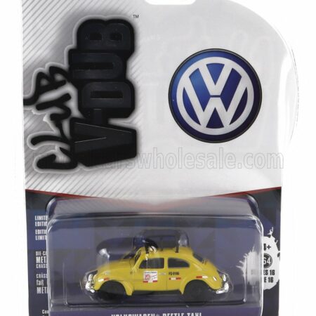 GREENLIGHT 1/64 VOLKSWAGEN | BEETLE TAXI LIMA PERU 1960 | YELLOW