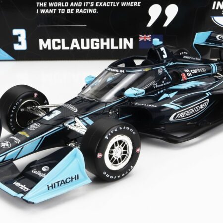 GREENLIGHT 1/18 CHEVROLET | TEAM PENSKE N 3 INDY 500 INDYCAR SERIES PORTLAND GP 2022 S.MCLAUGHLIN | BLACK BLUE