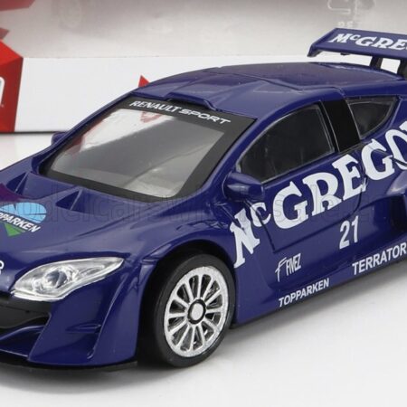 MONDOMOTORS 1/43 RENAULT | MEGANE V6 TROPHY TEAM Mc-GREGOR N 21 WINNER WORLD SERIES 2009 M. VERSCHUUR | BLUE