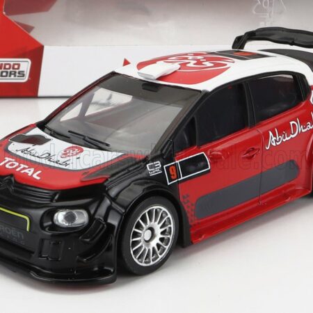 MONDOMOTORS 1/43 CITROEN | C3 WRC TEAM TOTAL ABU DHABI N 9 RALLY 2017 | RED WHITE