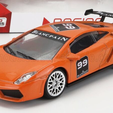 MONDOMOTORS 1/43 LAMBORGHINI | GALLARDO LP560-4 SUPER TROFEO N 99 RACING 2009 | ORANGE