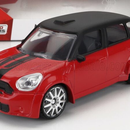 MONDOMOTORS 1/43 MINI | COOPER JOHN COOPER WORKS 2011 | RED BLACK