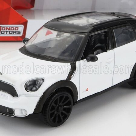 MONDOMOTORS 1/43 MINI | COOPER S COUNTRYMAN 2011 | WHITE BLACK