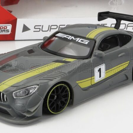 MONDOMOTORS 1/43 MERCEDES BENZ | AMG GT3 N 1 RACING 2015 | MATT GREY YELLOW