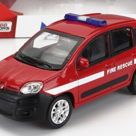 MONDOMOTORS 1/43 FIAT | NUOVA PANDA FIRE ENGINE 2003 | RED WHITE