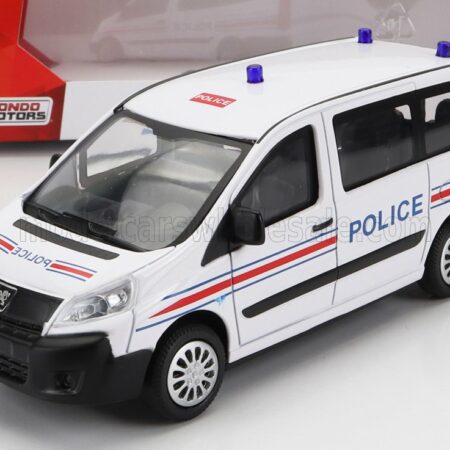 MONDOMOTORS 1/43 PEUGEOT | EXPERT MINIBUS POLICE 2007 | WHITE