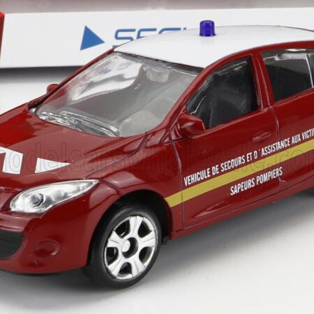 MONDOMOTORS 1/43 RENAULT | MEGANE SAPEURS POMPIERS 2012 | RED WHITE